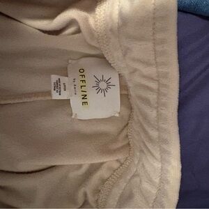 Offline by Aerie Velour Track pants.